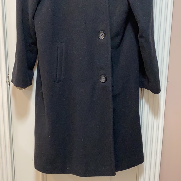 Black wool coat - Picture 3 of 7